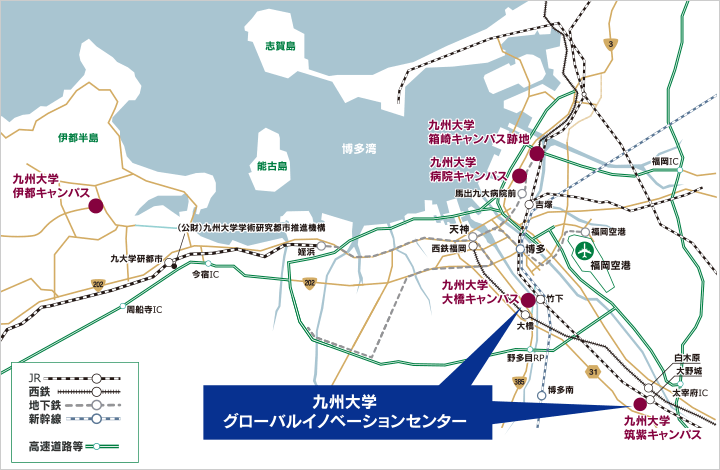 福岡市MAP